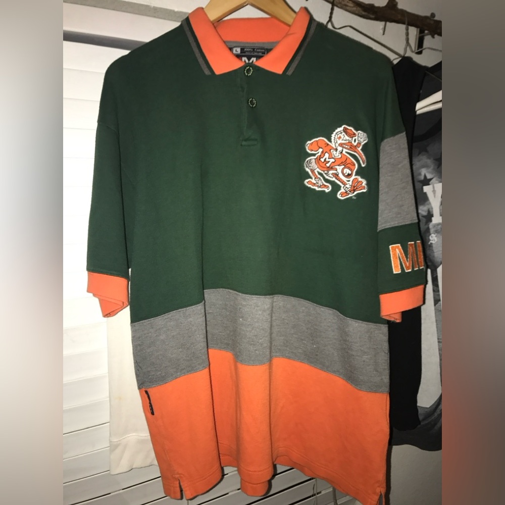 sold Vintage University of Miami Polo
